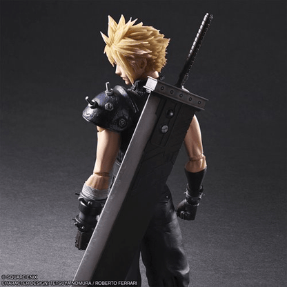 Square Enix Final Fantasy VII Rebirth Cloud Strife Play Arts Kai Action Figure - Create Marketplace