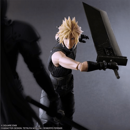 Square Enix Final Fantasy VII Rebirth Cloud Strife Play Arts Kai Action Figure - Create Marketplace