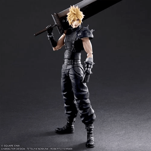 Square Enix Final Fantasy VII Rebirth Cloud Strife Play Arts Kai Action Figure - Create Marketplace