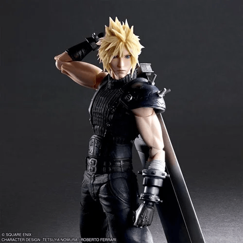 Square Enix Final Fantasy VII Rebirth Cloud Strife Play Arts Kai Action Figure - Create Marketplace