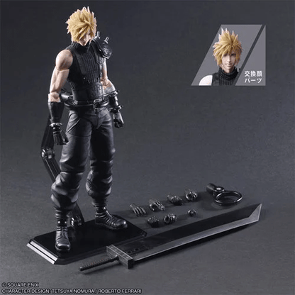 Square Enix Final Fantasy VII Rebirth Cloud Strife Play Arts Kai Action Figure - Create Marketplace