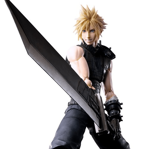 Square Enix Final Fantasy VII Rebirth Cloud Strife Play Arts Kai Action Figure - Create Marketplace