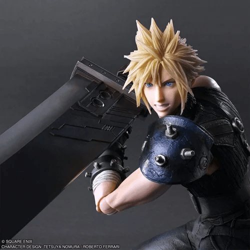 Square Enix Final Fantasy VII Rebirth Cloud Strife Play Arts Kai Action Figure - Create Marketplace