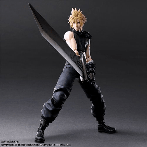 Square Enix Final Fantasy VII Rebirth Cloud Strife Play Arts Kai Action Figure - Create Marketplace