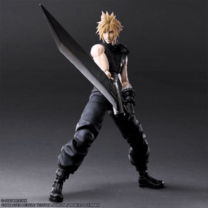 Square Enix Final Fantasy VII Rebirth Cloud Strife Play Arts Kai Action Figure - Create Marketplace