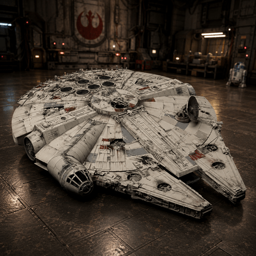 Star Wars: A New Hope Millennium Falcon Perfect Grade 1:72 Scale Model Kit - Create Marketplace