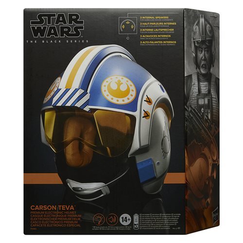 Star Wars The Black Series Carson Teva Premium Electronic Helmet Prop Replica - Create Marketplace