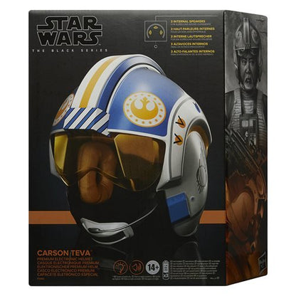 Star Wars The Black Series Carson Teva Premium Electronic Helmet Prop Replica - Create Marketplace