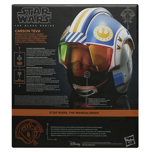 Star Wars The Black Series Carson Teva Premium Electronic Helmet Prop Replica - Create Marketplace