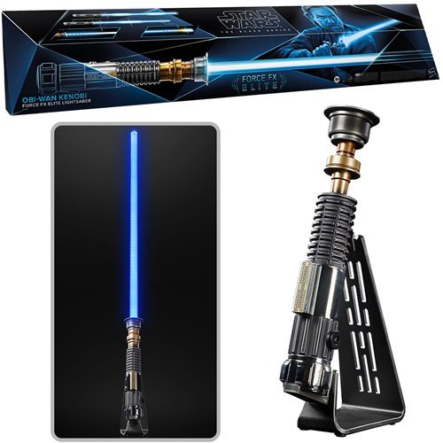 Star Wars The Black Series Elite Obi-Wan Kenobi Force FX Lightsaber Prop Replica - Create Marketplace