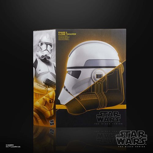 Star Wars The Black Series Phase II Clone Trooper Premium Electronic Helmet Prop Replica - Create Marketplace