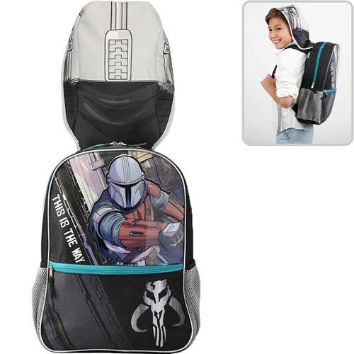 Star Wars: The Mandalorian - Kids Hooded Backpack - Create Marketplace