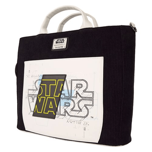 Star Wars: The Power of The Force Logo Blueprint Convertible Tote Bag - Create Marketplace