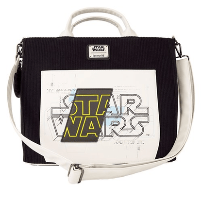 Star Wars: The Power of The Force Logo Blueprint Convertible Tote Bag - Create Marketplace