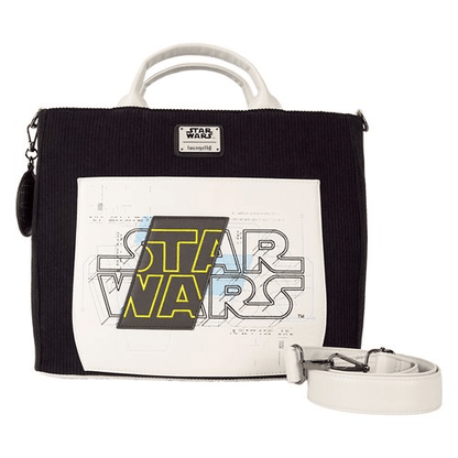 Star Wars: The Power of The Force Logo Blueprint Convertible Tote Bag - Create Marketplace