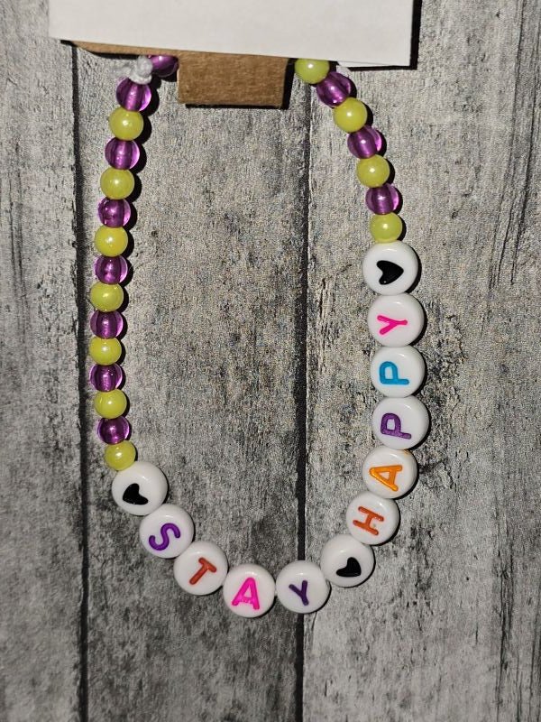 Stay Happy Bracelet - made by kid Sam - Create Marketplace