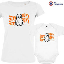 Stay Spooky Halloween Mom and Child Organic Cotton family Set (Set of 2) - Create Marketplace
