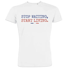 Stop Waiting Start Living Men's Organic Cotton Tee - Create Marketplace