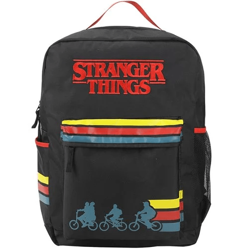 Stranger Things Bike Ride Printed Backpack - Create Marketplace