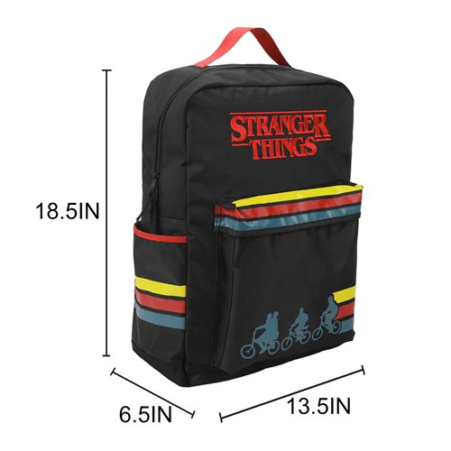 Stranger Things Bike Ride Printed Backpack - Create Marketplace