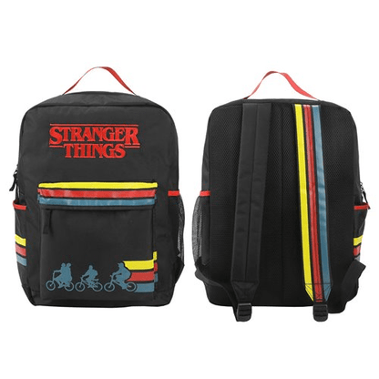 Stranger Things Bike Ride Printed Backpack - Create Marketplace