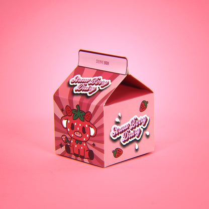 Strawberry Cow Milk Carton - Create Marketplace