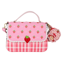 Strawberry Shortcake Gingham Crossbody Bag With Coin Bag - Create Marketplace