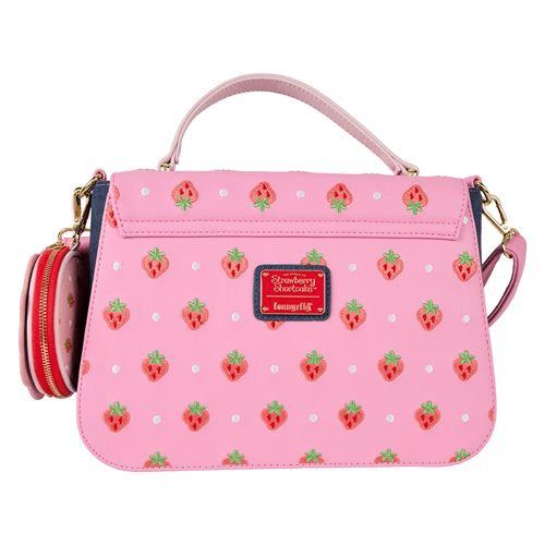Strawberry Shortcake Gingham Crossbody Bag With Coin Bag - Create Marketplace