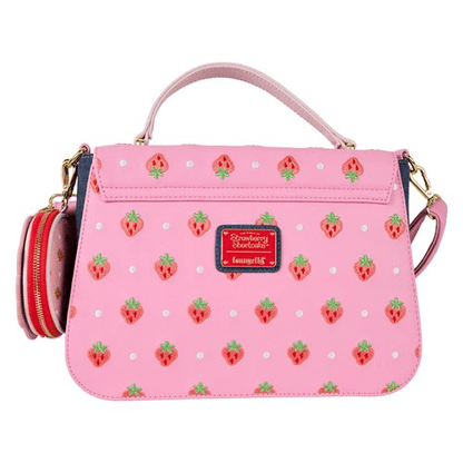 Strawberry Shortcake Gingham Crossbody Bag With Coin Bag - Create Marketplace