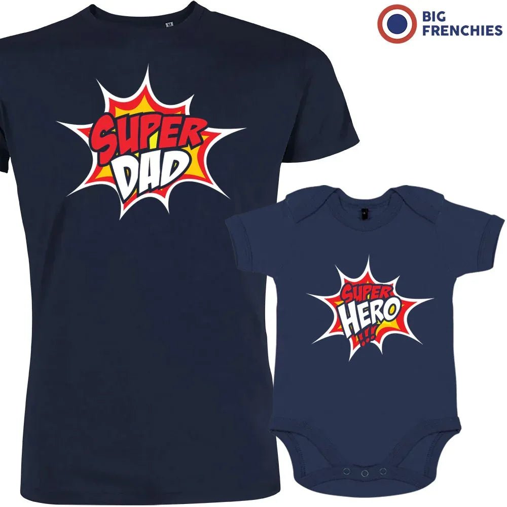 Super Dad and Super Hero Dad and Child Matching Outfit - Create Marketplace