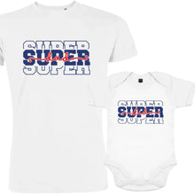 Super Dad and Super Kid Matching Organic Cotton Outfit - Create Marketplace