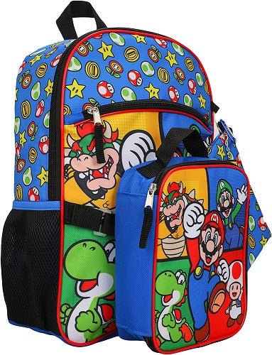 Super Mario Bros. Icons Backpack 5-Piece Set - Create Marketplace
