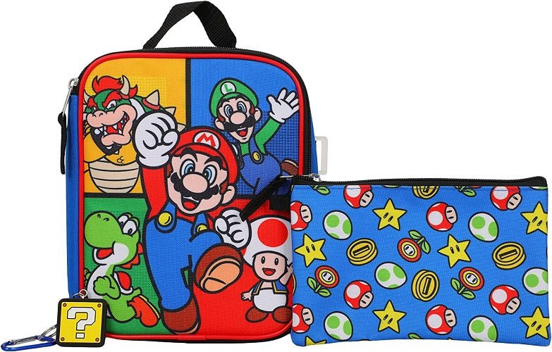 Super Mario Bros. Icons Backpack 5-Piece Set - Create Marketplace