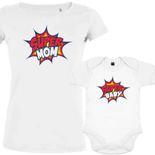 Super Mom Super Baby Mom and Baby Organic Cotton family Set (Set of 2) - Create Marketplace