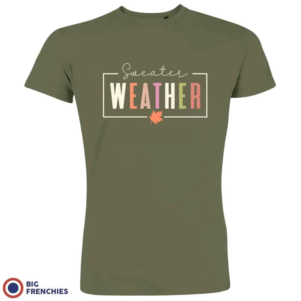 Sweater Weather Men's Organic Cotton Tee - Create Marketplace