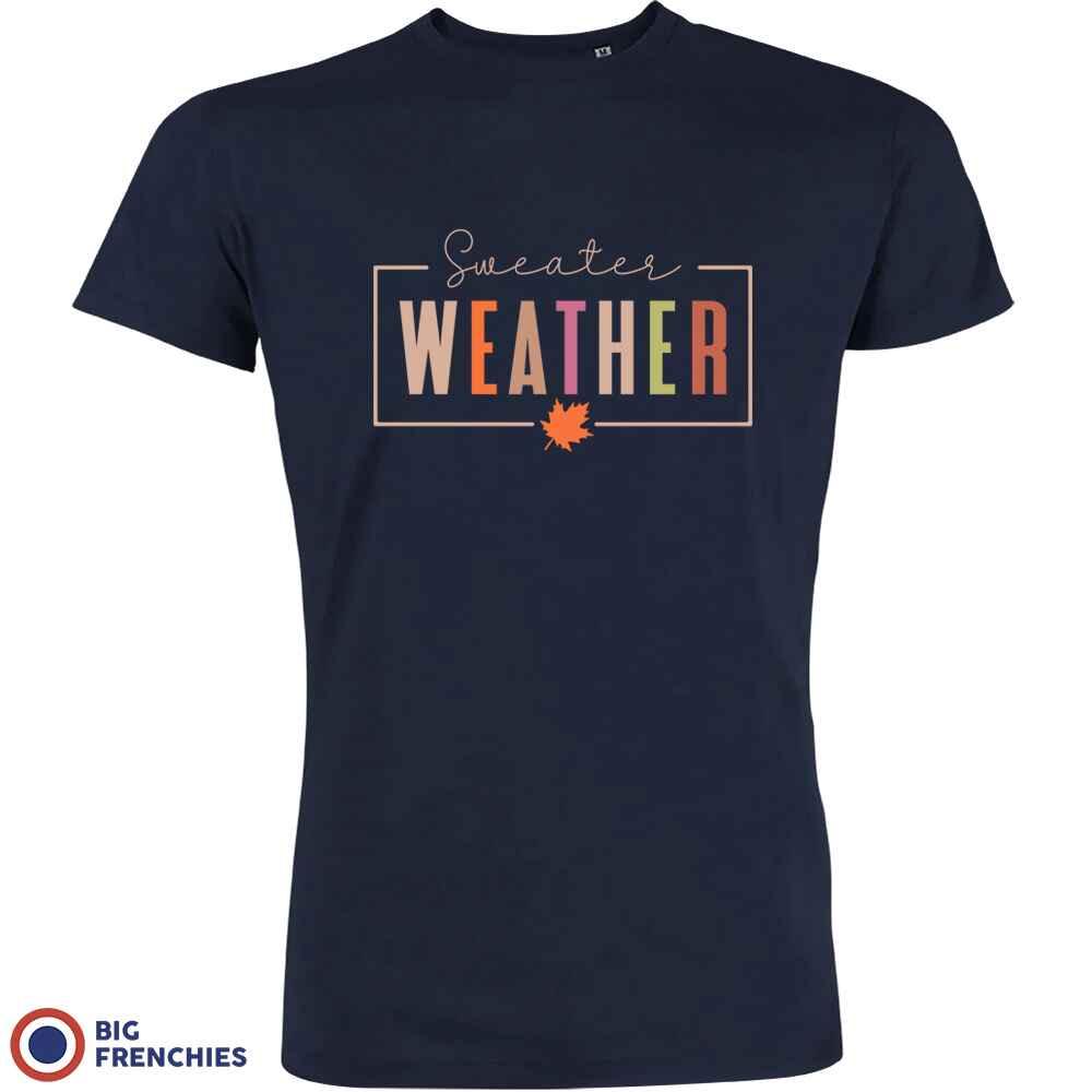 Sweater Weather Men's Organic Cotton Tee - Create Marketplace