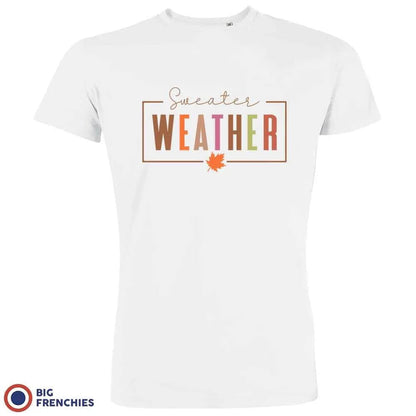 Sweater Weather Men's Organic Cotton Tee - Create Marketplace