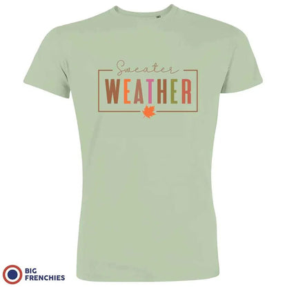 Sweater Weather Men's Organic Cotton Tee - Create Marketplace