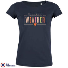 Sweater Weather Women's Organic Cotton Tee - Create Marketplace