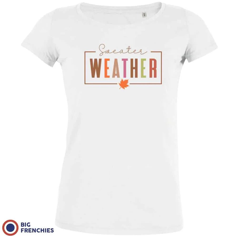 Sweater Weather Women's Organic Cotton Tee - Create Marketplace