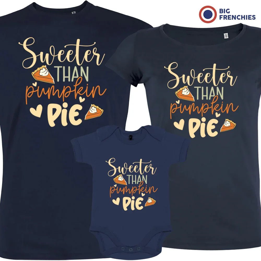 Sweeter Than Pumpkin Pie Matching Organic Cotton Family Set (Set of 3) - Create Marketplace