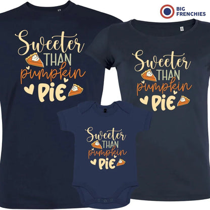 Sweeter Than Pumpkin Pie Matching Organic Cotton Family Set (Set of 3) - Create Marketplace