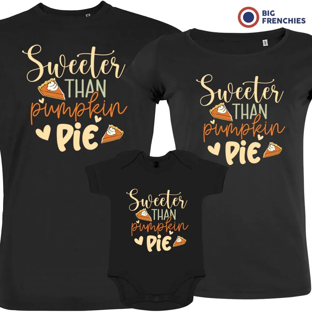 Sweeter Than Pumpkin Pie Matching Organic Cotton Family Set (Set of 3) - Create Marketplace