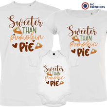 Sweeter Than Pumpkin Pie Matching Organic Cotton Family Set (Set of 3) - Create Marketplace
