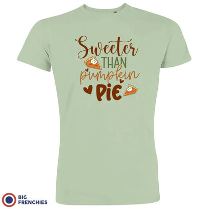 Sweeter Than Pumpkin Pie Men's Organic Cotton Tee - Create Marketplace