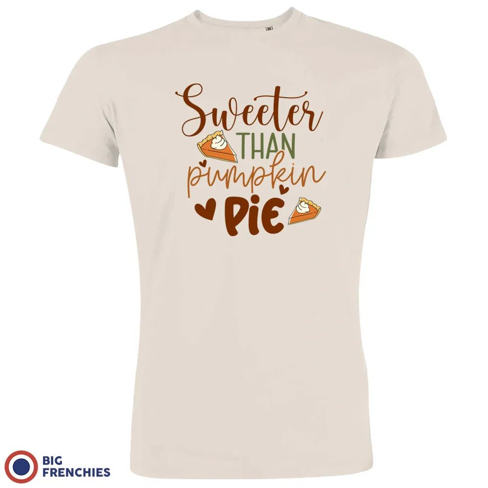 Sweeter Than Pumpkin Pie Men's Organic Cotton Tee - Create Marketplace