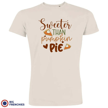 Sweeter Than Pumpkin Pie Men's Organic Cotton Tee - Create Marketplace