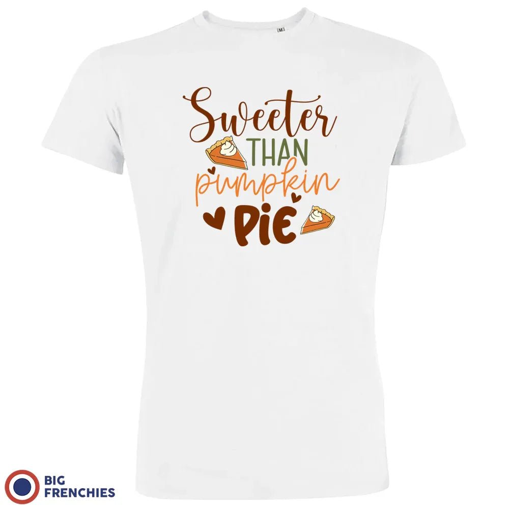 Sweeter Than Pumpkin Pie Men's Organic Cotton Tee - Create Marketplace
