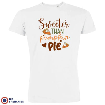 Sweeter Than Pumpkin Pie Men's Organic Cotton Tee - Create Marketplace