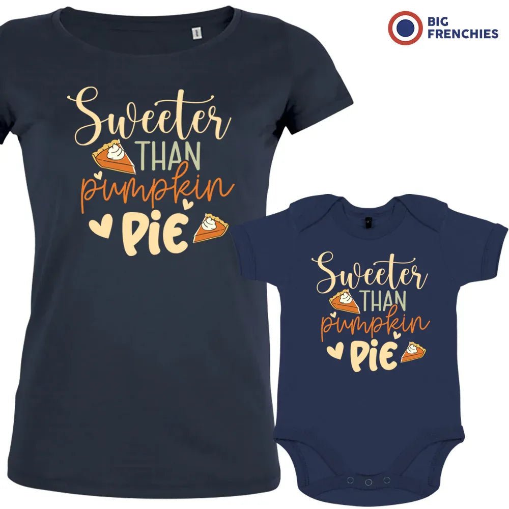 Sweeter Than Pumpkin Pie Mom and Child Organic Cotton family Set (Set of 2) - Create Marketplace